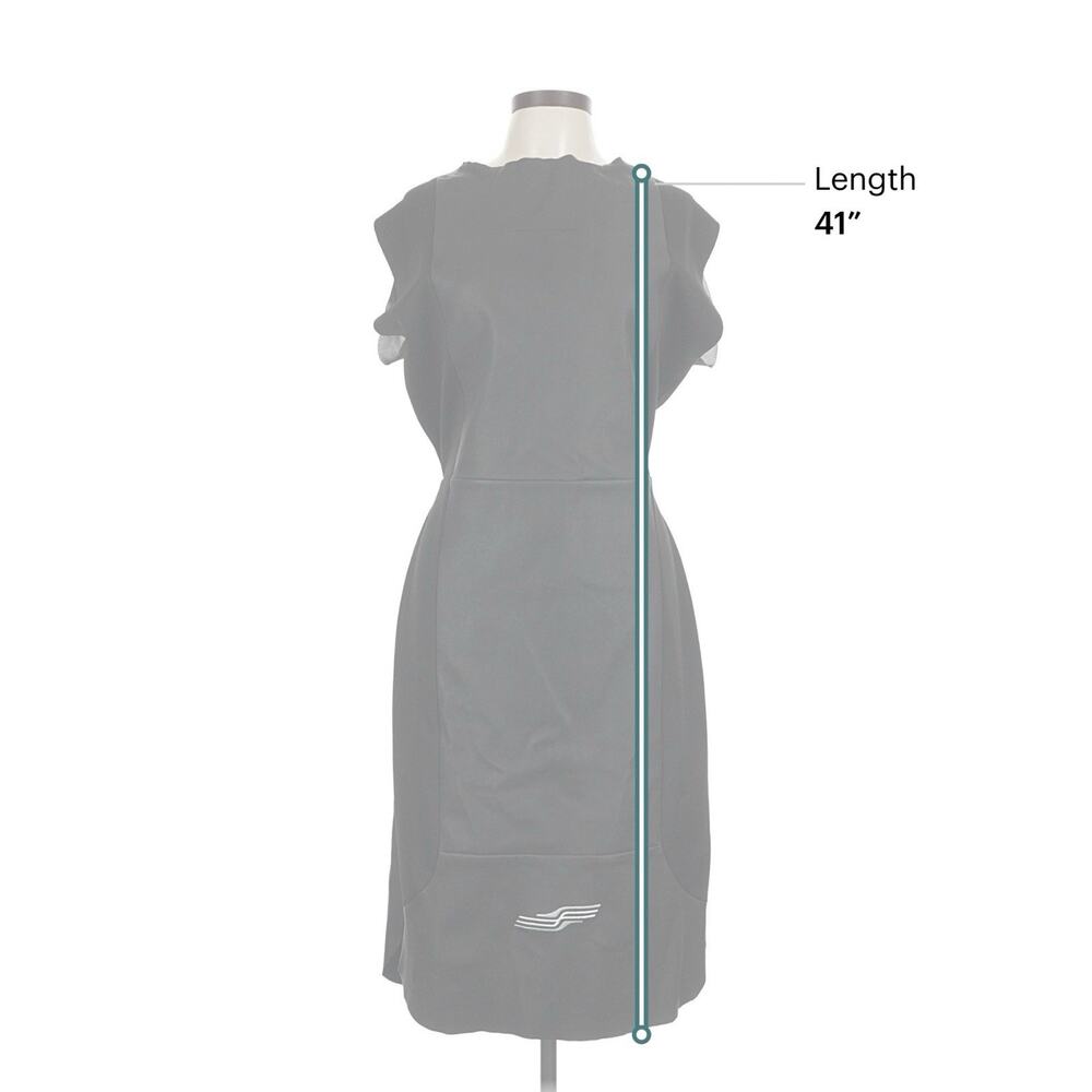 Maison Martin Margiela for H&M Leather Backless Car Seat Cover Dress US 12 - Picture 4 of 5